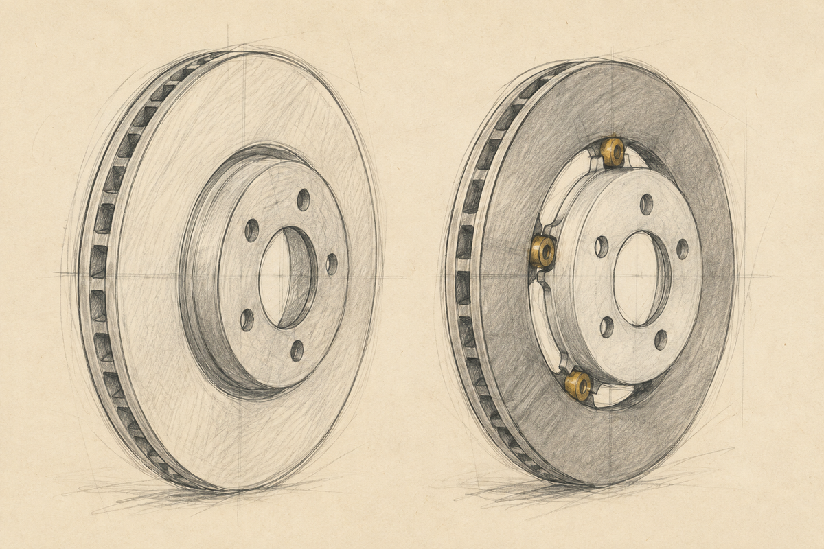 One-Piece vs. Two-Piece Brake Rotors