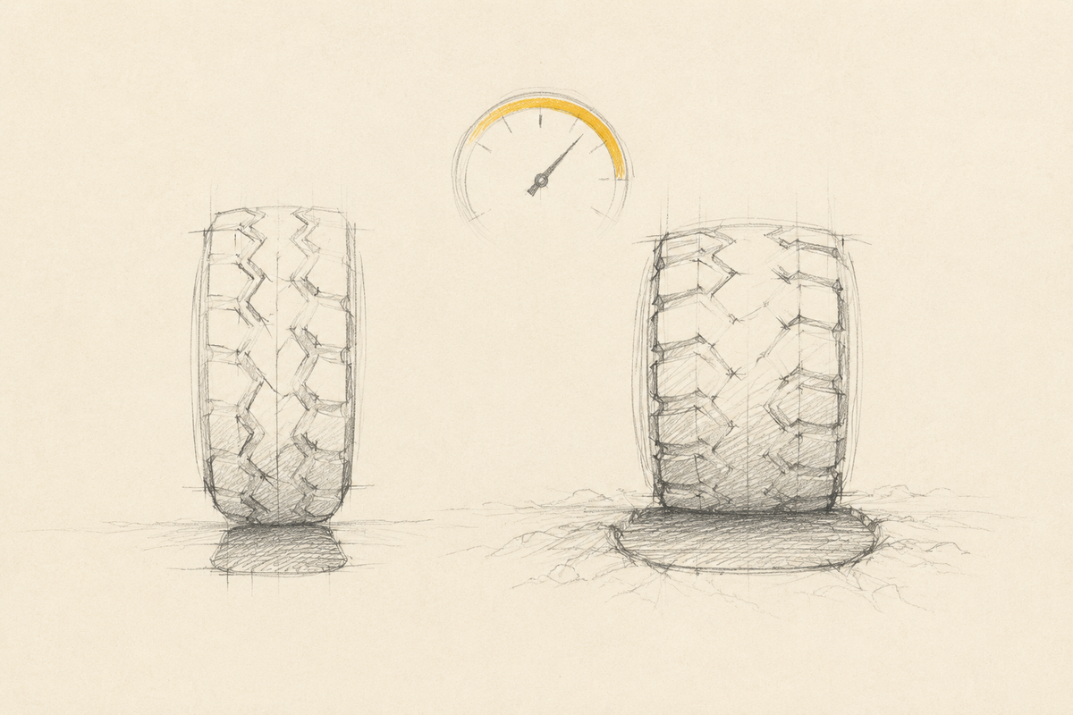 Tire Pressure After Wheel and Tire Changes