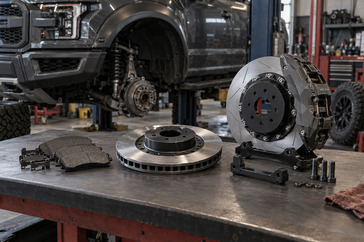 Raptor Brake Pads, Rotors or Big Brake Kit: Where Should You Start?