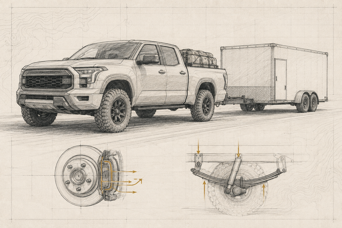 Tundra Suspension and Brakes for Towing, Tires and Added Weight