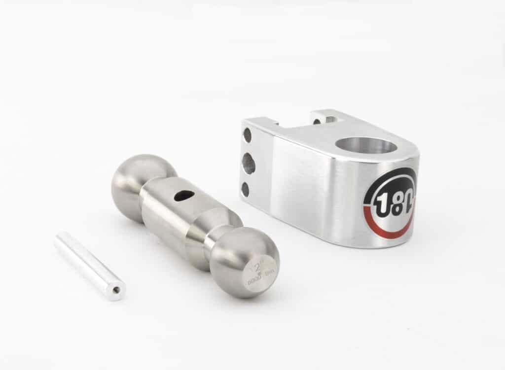 Weigh Safe 180 Hitch 6in Drop Hitch & 2.5in Shank (10K/18.5K GTWR) w/WS05 - Aluminum - view 2