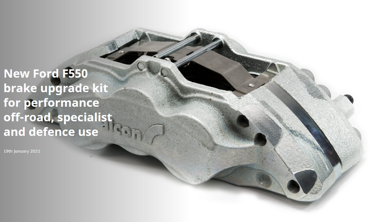 Alcon Brakes heavy duty truck brakes front part F550 fits 2018 On Ford F550