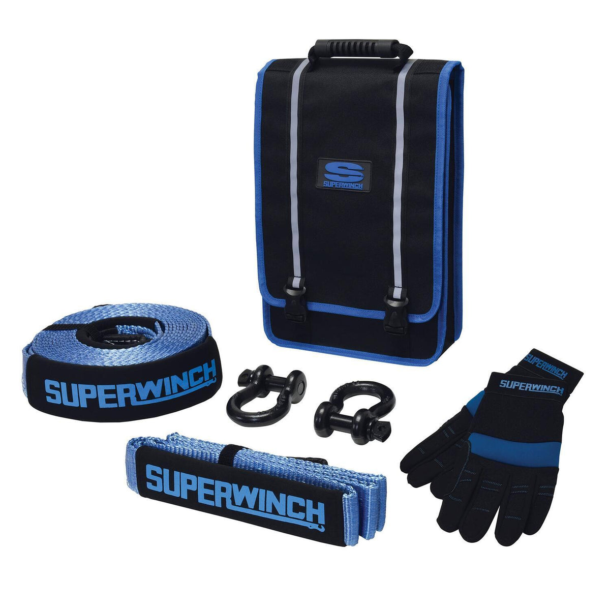 Superwinch Getaway Recovery Kit (Incl. Bow Shackles/Tree Trunk Protec/Recovery Strap/Gloves/Bag) - view 2