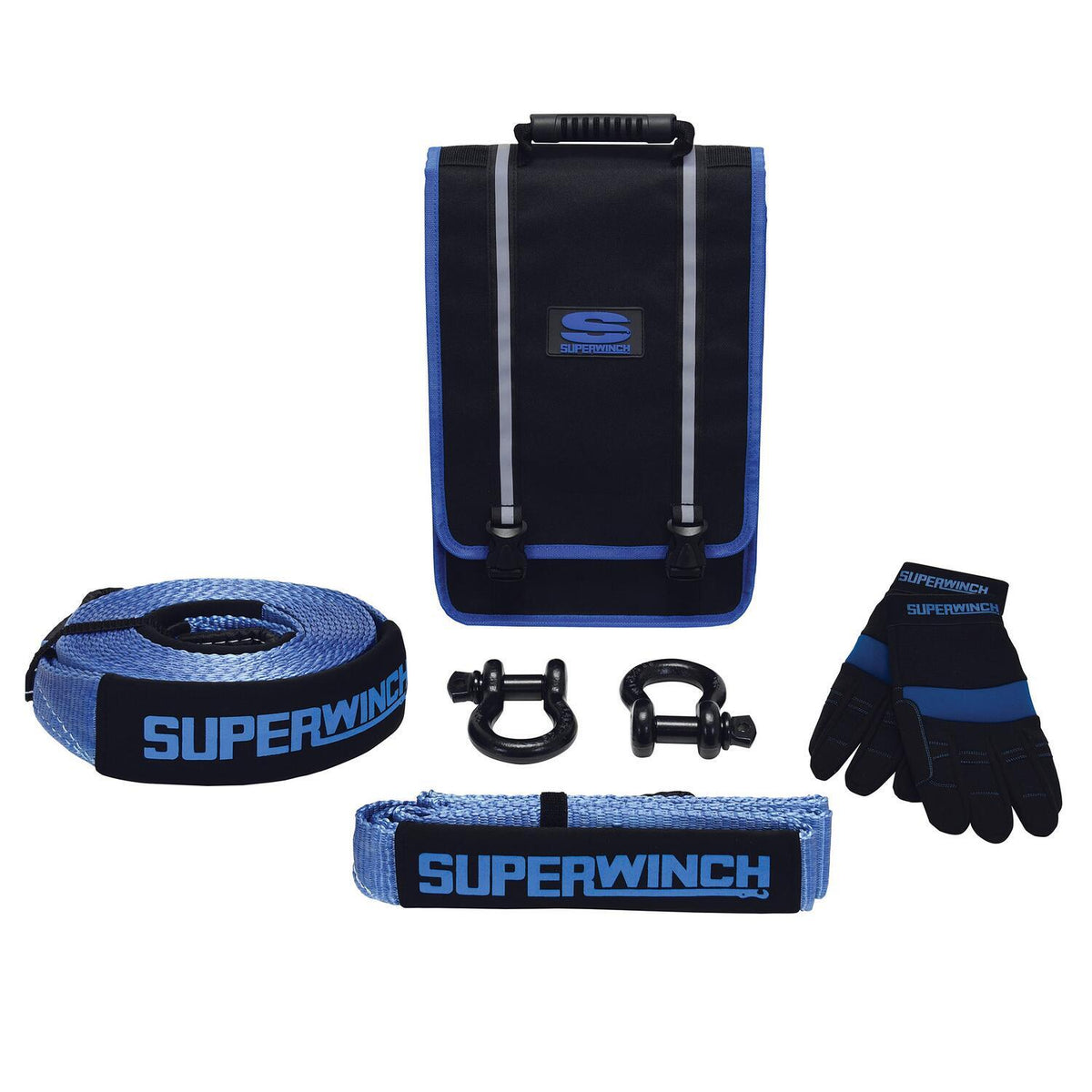 Superwinch Getaway Recovery Kit (Incl. Bow Shackles/Tree Trunk Protec/Recovery Strap/Gloves/Bag) - view 1