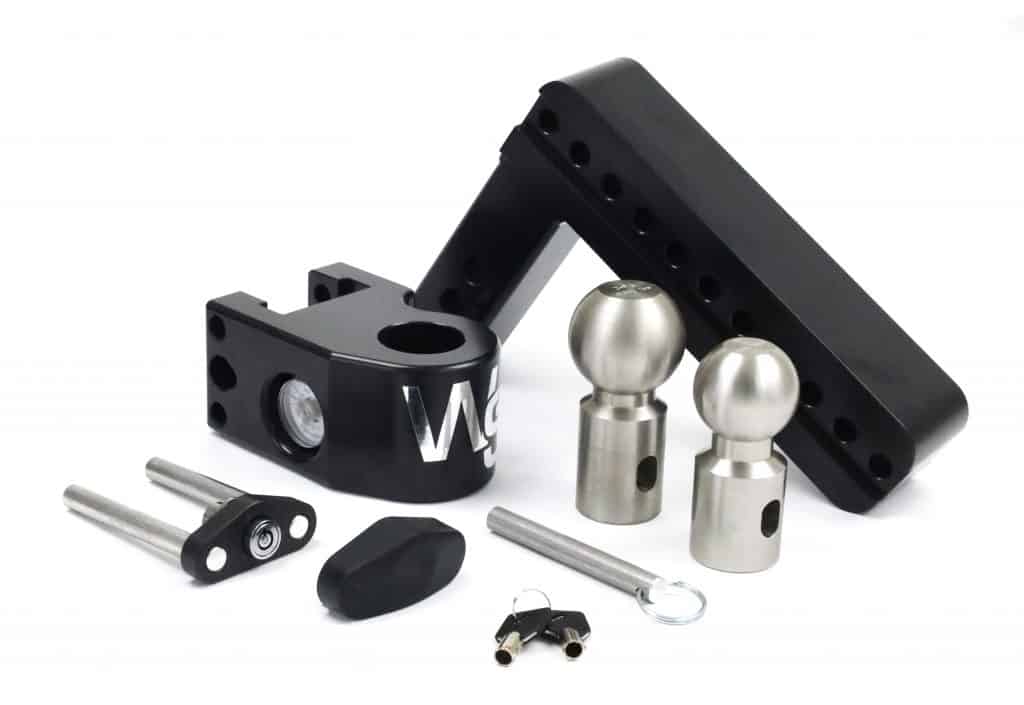 Weigh Safe 6in Drop Hitch w/Built-in Scale & 2.5in Shank (10K/22K GTWR) w/WS05 - Steel - view 2