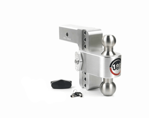 Weigh Safe 180 Hitch 6in Drop Hitch & 2.5in Shank (10K/18.5K GTWR) w/WS05 - Aluminum - view 1