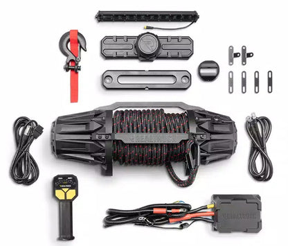 RealTruck Universal Traction Recovery 10K Winch - Black