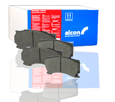 Alcon Brakes brake pads rear part F550 fits 2011 2017 Ford 550 450 Armored