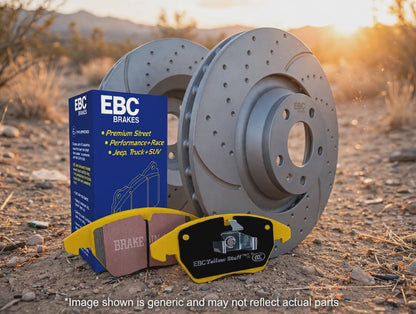 EBC S5 Front Brake Kit – Yellowstuff + GD Sport Rotors | 2021-2023 Ram 1500