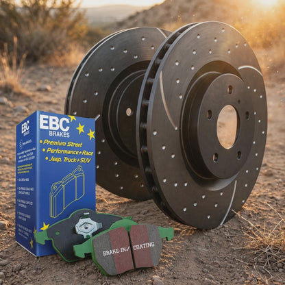 EBC S3 Front Brake Kit – Greenstuff Elite + GD Sport Rotors | 2010-2014 Ford F-150