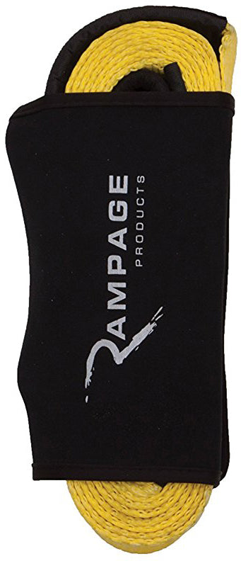 Rampage 1955-2019 Universal Recovery Trail Strap 4ftX 8ft - Yellow