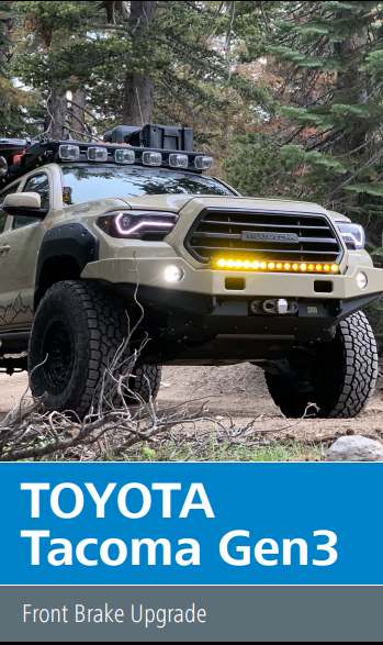 Alcon Brakes heavy duty truck brakes fits Toyota Tacoma Offroad Big