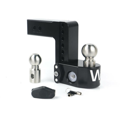 Weigh Safe 6in Drop Hitch w/Built-in Scale & 2.5in Shank (10K/22K GTWR) w/WS05 - Steel - view 1